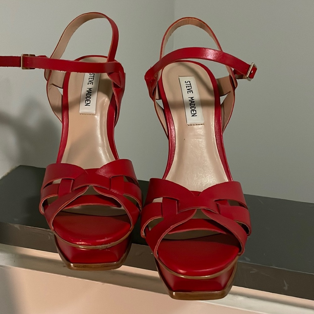 COPY - Red Steve Madden Sandals